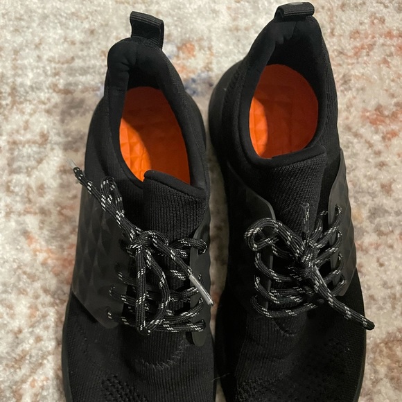 Black ALDO sneakers with decorative matte accents - Picture 8 of 8